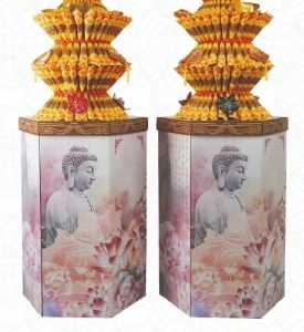 彼岸花蓮花塔-往生蓮花版