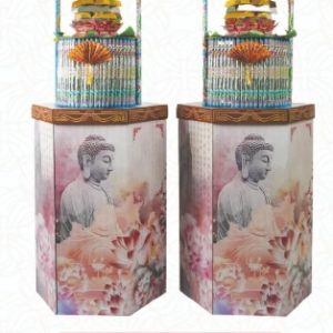 金銀財寶蓮花塔-精緻提籃版