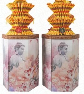 聚寶盆蓮花塔-往生蓮花版