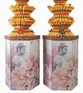 大船師蓮花塔-往生蓮花版