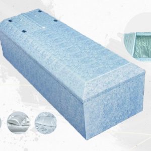 藍天純手工布棺